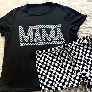 Checkered mama set